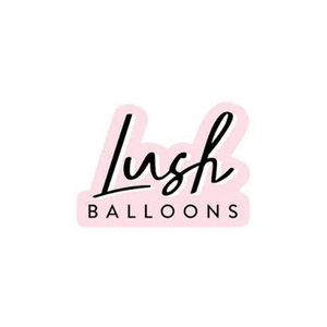 lushballoons brand logo for lushballoons.com