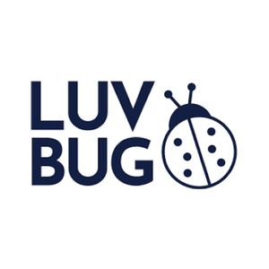 luvbugkids brand logo for luvbugkids.com