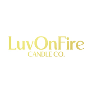 luvonfirecandles brand logo for luvonfirecandles.com