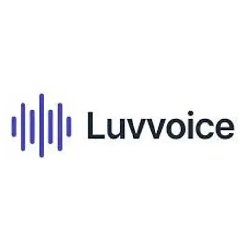 luvvoice brand logo for luvvoice.com