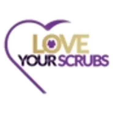 luvyourscrubs brand logo for luvyourscrubs.com