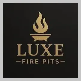 luxefirepits brand logo for luxefirepits.com