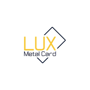 luxmetalcard brand logo for luxmetalcard.com