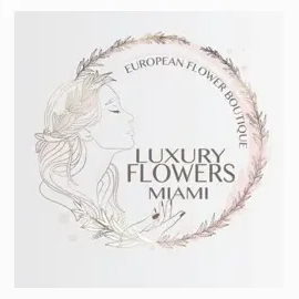 luxuryflowersmiami brand logo for luxuryflowersmiami.com
