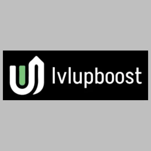 lvlupboost brand logo for lvlupboost.com