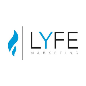 lyfemarketing brand logo for lyfemarketing.com