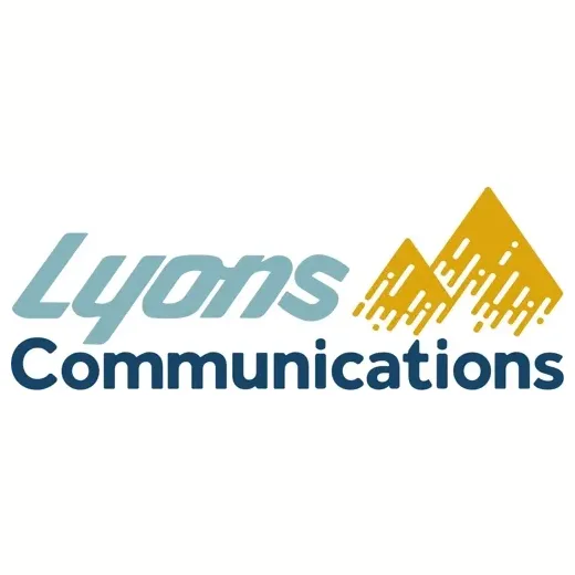 lyonscomm brand logo for lyonscomm.com