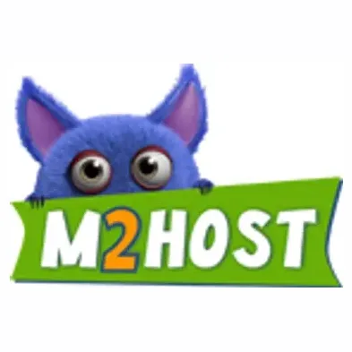 m2host brand logo for m2host.com