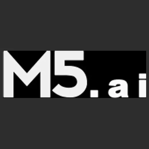 m5 brand logo for m5.ai