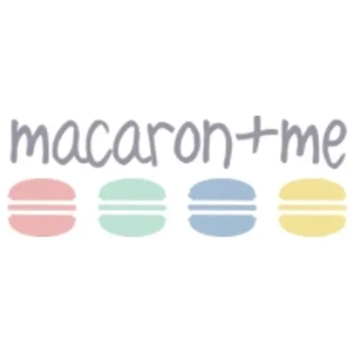 macaronandme brand logo for macaronandme.com