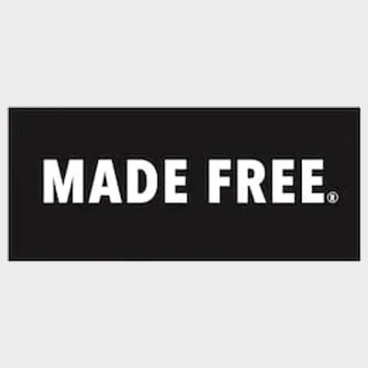 madefree brand logo for madefree.co