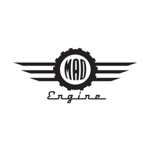 madengine brand logo for madengine.com