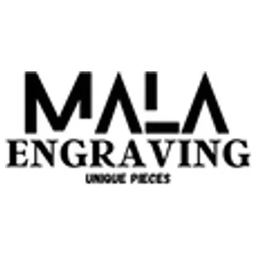 malaengraving brand logo for malaengraving.com