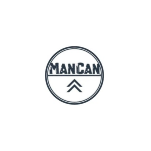 mancan brand logo for mancan.beer