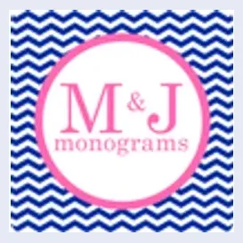 mandjmonograms brand logo for mandjmonograms.com