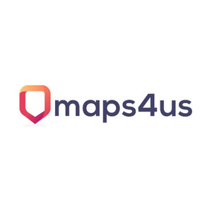 maps4us brand logo for maps4us.com