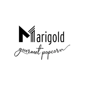 marigoldpopcorn brand logo for marigoldpopcorn.com