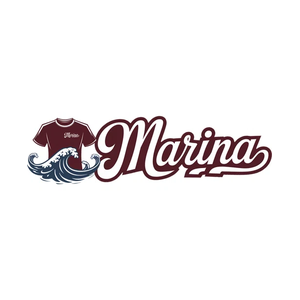 marinashirt brand logo for marinashirt.com