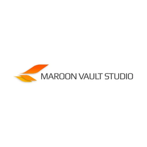 maroonvaultstudio brand logo for maroonvaultstudio.com