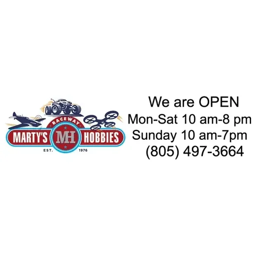 martyshobbies brand logo for martyshobbies.com