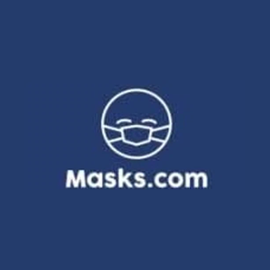 masks brand logo for masks.com