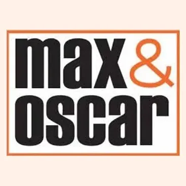 maxandoscar brand logo for maxandoscar.com