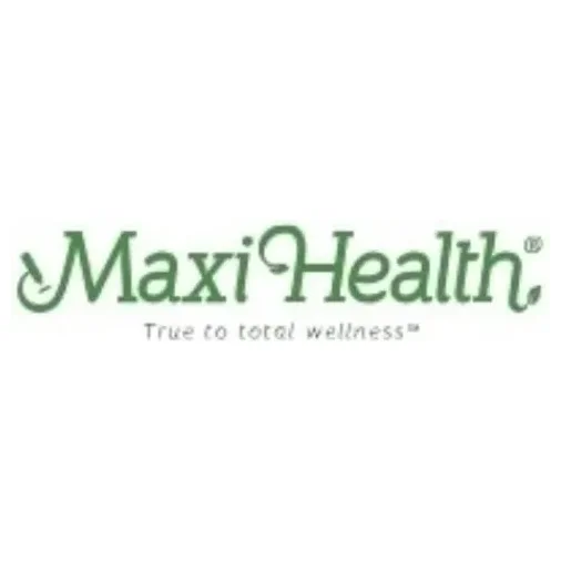 maxihealth brand logo for maxihealth.com