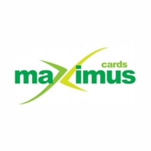 maximuscards brand logo for maximuscards.com