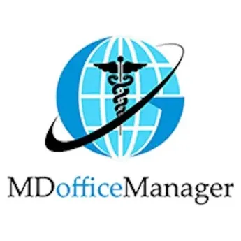 mdofficemanager brand logo for mdofficemanager.com