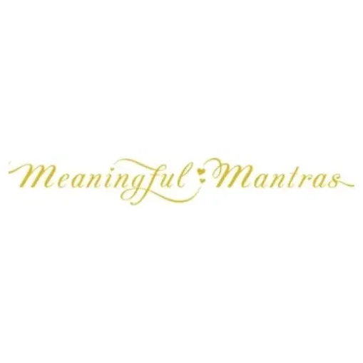 meaningfulmantras brand logo for meaningfulmantras.com