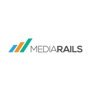 mediarails brand logo for mediarails.com
