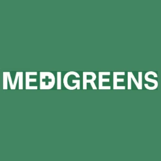 medigreens brand logo for medigreens.shop