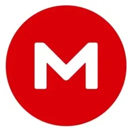 mega brand logo for mega.io