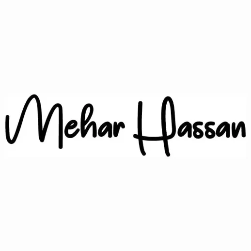 meharhassan brand logo for meharhassan.com