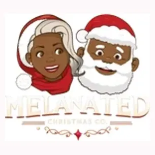 melanatedchristmas brand logo for melanatedchristmas.com