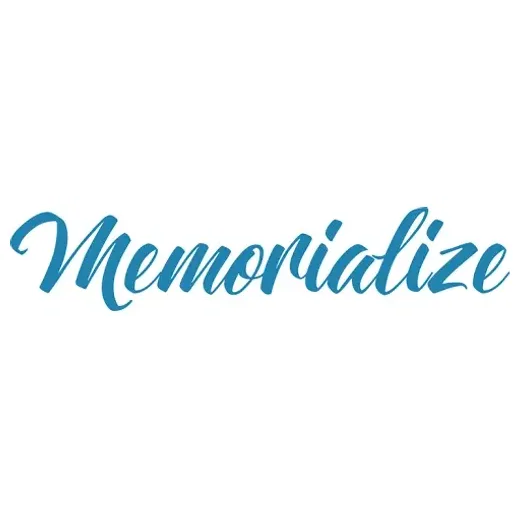 memorialize brand logo for memorialize.art