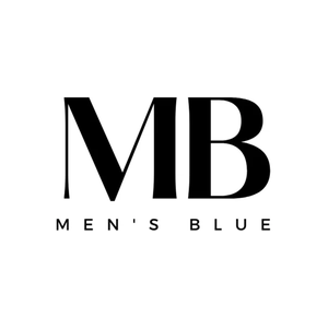 mensblue brand logo for mensblue.com