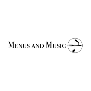 menusandmusic brand logo for menusandmusic.com