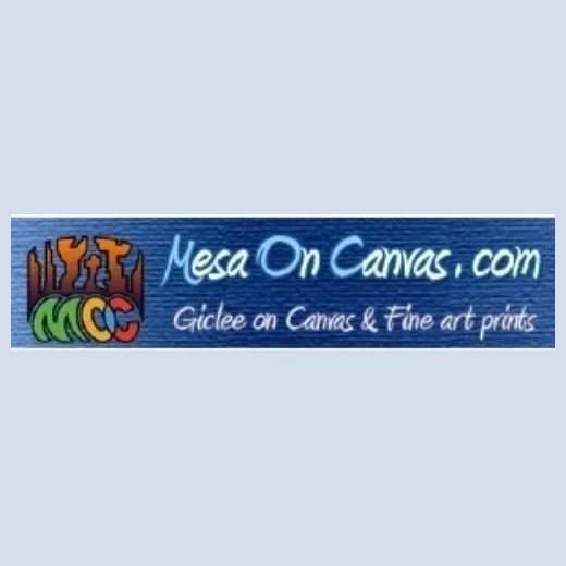 MesaOnCanvas brand logo for mesaoncanvas.com