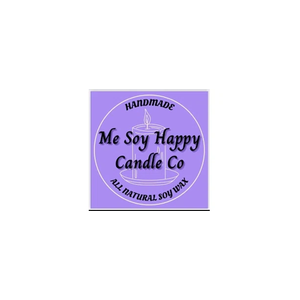 mesoyhappycandleco brand logo for mesoyhappycandleco.com
