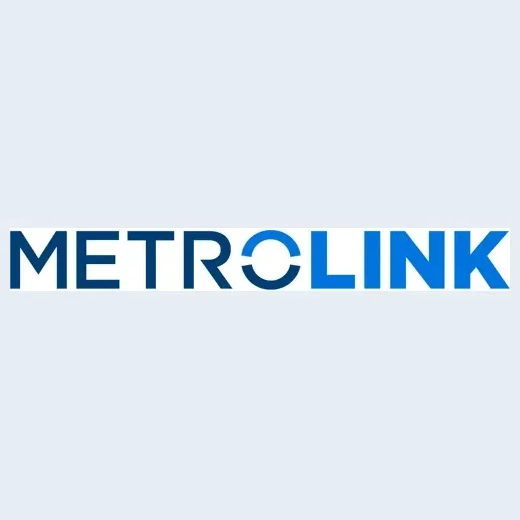 metrolinktrains brand logo for metrolinktrains.com