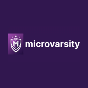 microvarsity brand logo for microvarsity.com