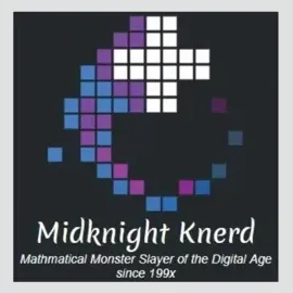 midknightknerd brand logo for midknightknerd.com