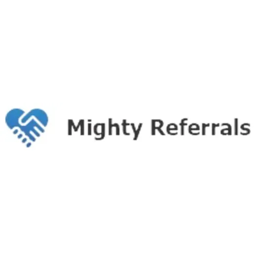 mightyreferrals brand logo for mightyreferrals.com
