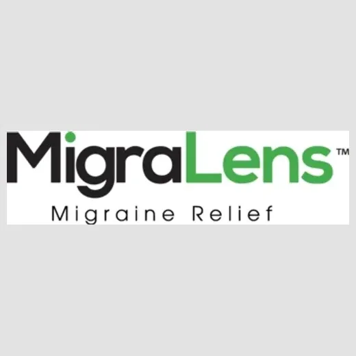 migralens brand logo for migralens.com