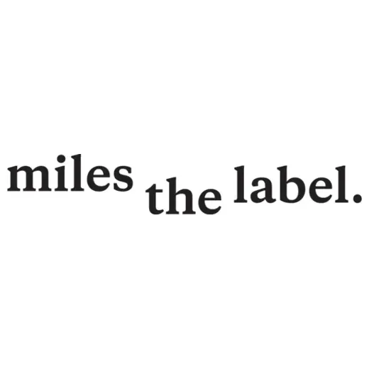 milesthelabel brand logo for milesthelabel.com