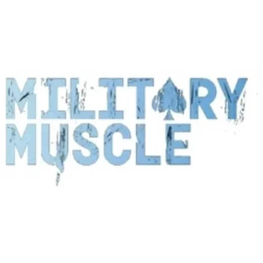 militarymuscle brand logo for militarymuscle.co