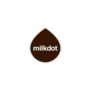 milkdot brand logo for milkdot.com