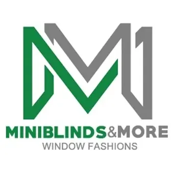 miniblindsandmore brand logo for miniblindsandmore.com