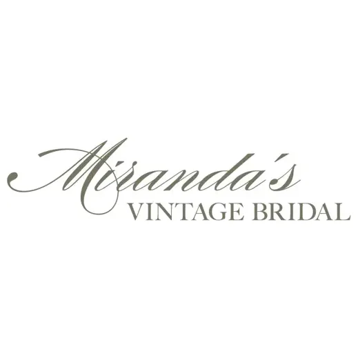 mirandasvintagebridal brand logo for mirandasvintagebridal.com